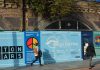New hoardings on Brixton arches