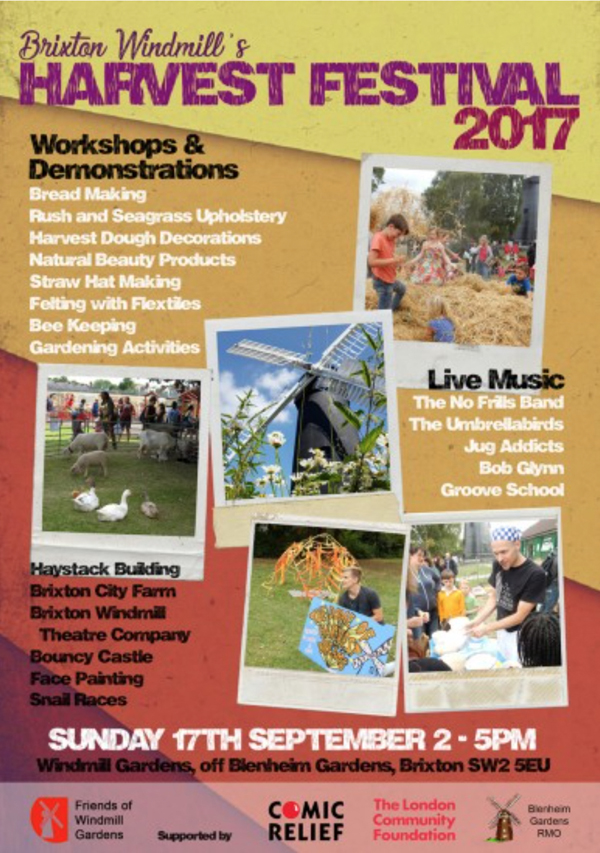 Brixton Windmill harvest festival this Sunday | Brixton Blog