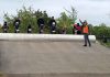 BMX start line-up in Brockwell Park