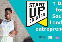 Ad for one day entrepreneurs course StartUp Brixton 23 June 2018