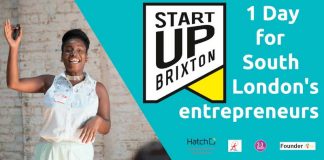 Ad for one day entrepreneurs course StartUp Brixton 23 June 2018