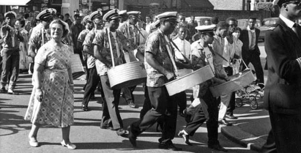 Steel Band marches south London