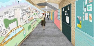 Artist impression of Herne Hill mural