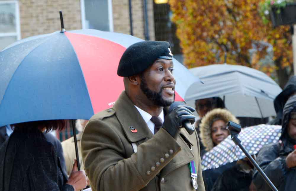 Garry Stewart, director of Recognize Black Heritage and Culture, told of the book <em>Stories of Omission</em> that describes the 'missed out, hidden, ignored or disregarded' stories of Black members of the armed services