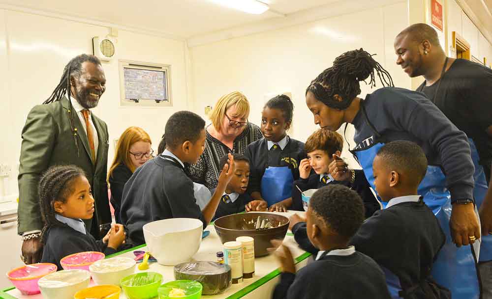 Levi Roots cookery class