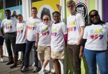 Brixton Advice Centre staff in their fundraising tee shirts
