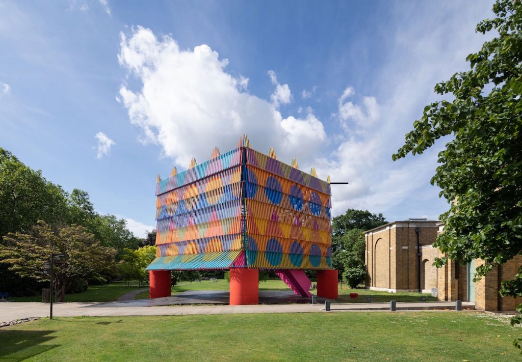 colourful outdoor structure