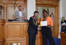 Picture: Lambeth Mayor Cllr Ibrahim Dogus Wonett Boreland. Ms Boreland is the Chair of Governors at Granton Primary School in Streatham