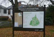 Brockwell Park sign