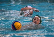 Brockwell Water Polo in the pool