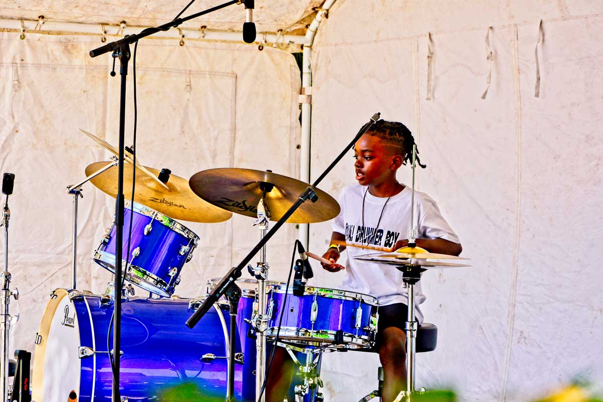 Malachi plays at September's Brockwell Park event
