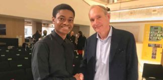 Charles Claton and Sir Tim Berners-Lee