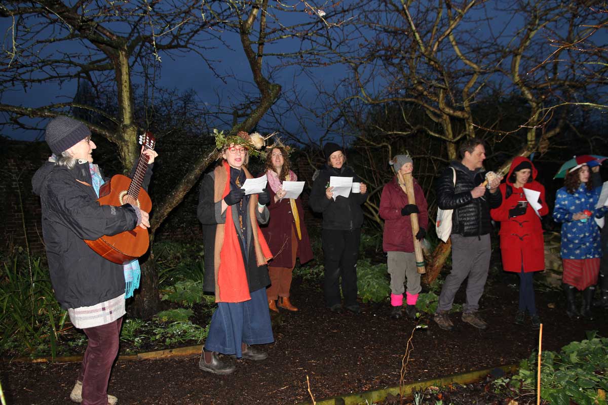 Wassailing at Brockwell Park