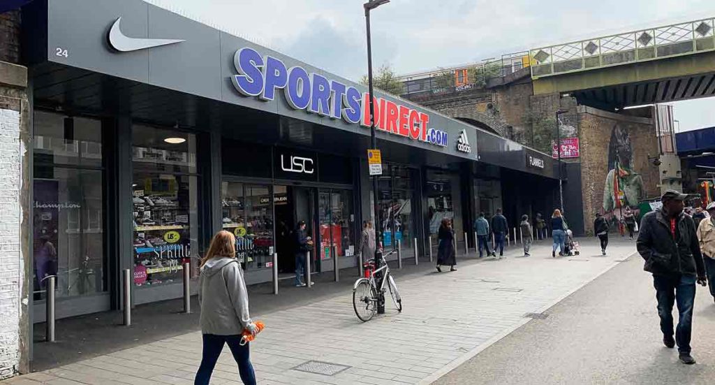 Sports Dit=rect shop Popes Road Brixton
