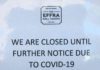 Closed sign outside Effra Hall Tavern