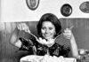 Sophia Loren with pasta