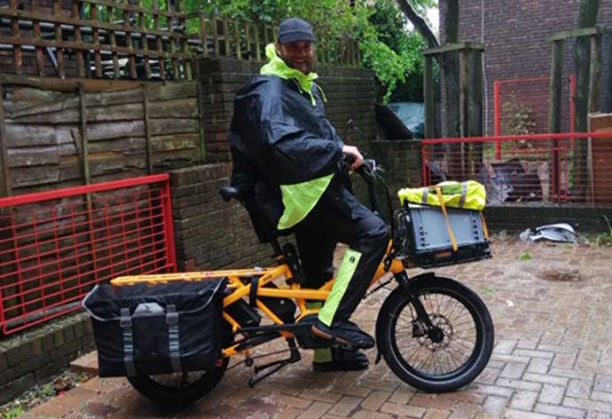 Meals on Wheels delivery bike