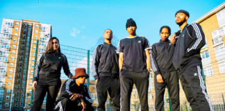 street crew in Adidas trainers