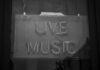neon sign Live Music