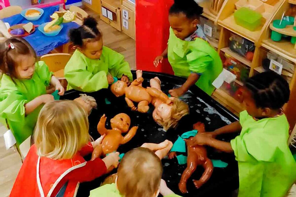 children in nursery