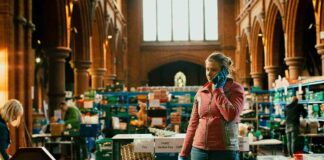 woman at work in a Foodbank