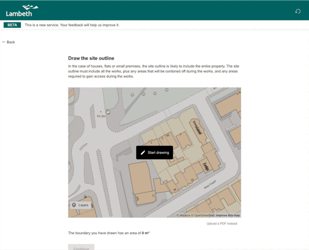 planning application app preview
