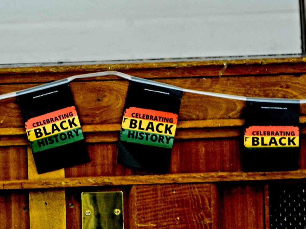 black history month bunting