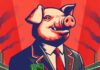 graphic of pig in suit