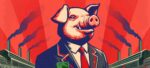 graphic of pig in suit