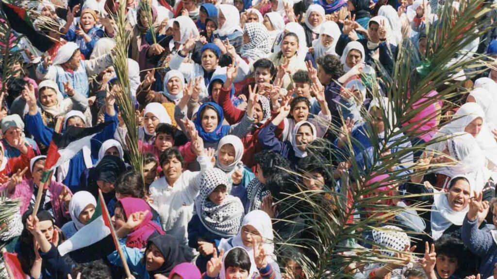 women protesting