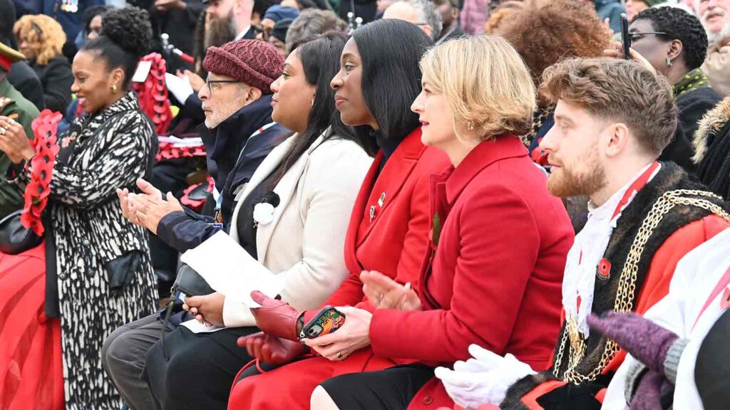 audience at open air event