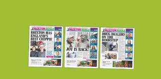 montage of newspaper front pages