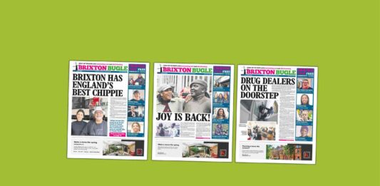 montage of newspaper front pages